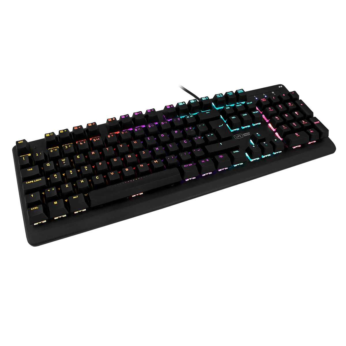 Teclado 1Life gkb:mekan RGB rainbow mecânico – Layout PT