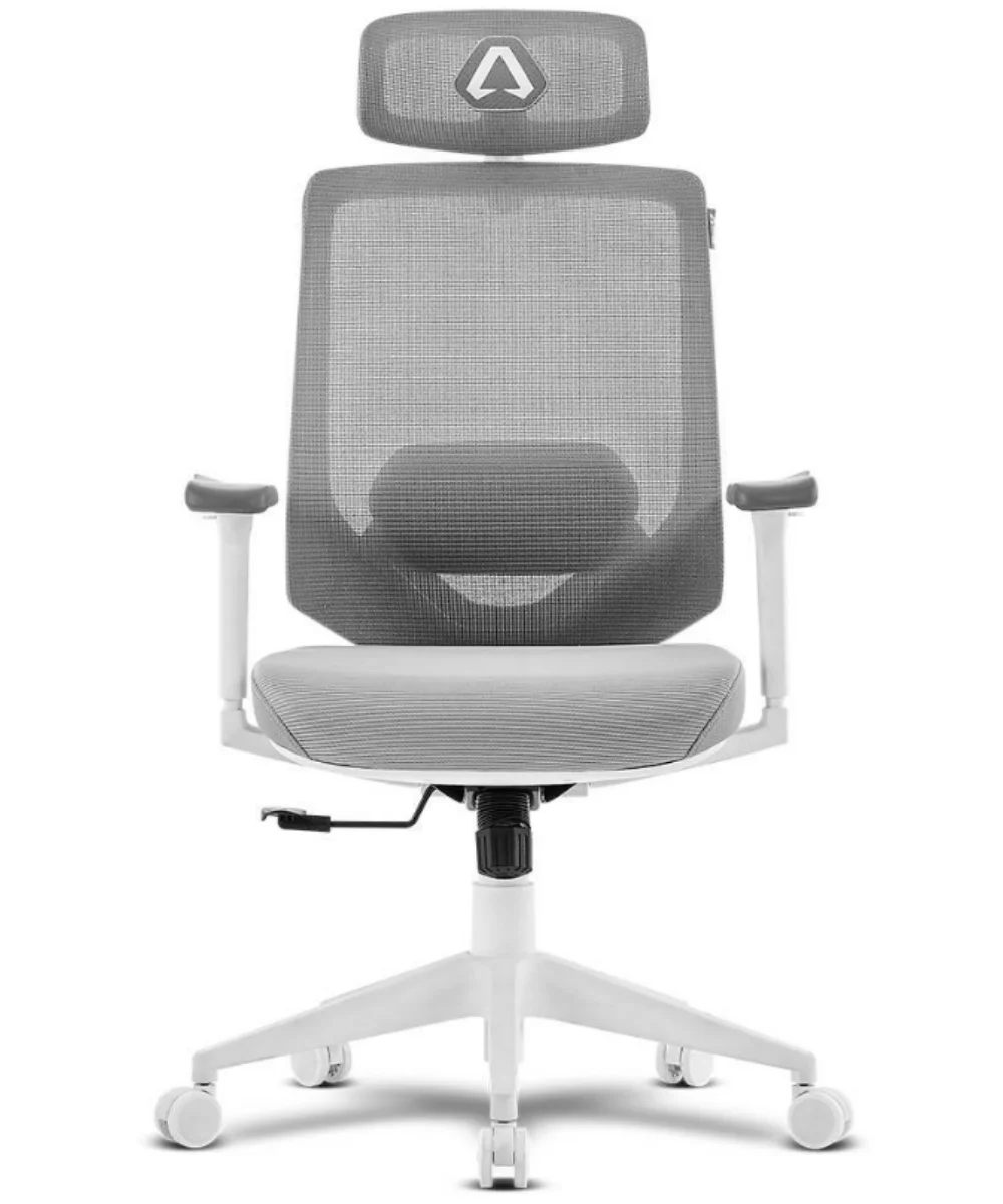 Cadeira Ergonómica Alpha Gamer Stella White / Grey