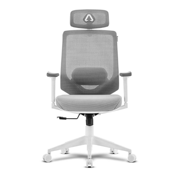 Cadeira Ergonómica Alpha Gamer Stella White / Grey