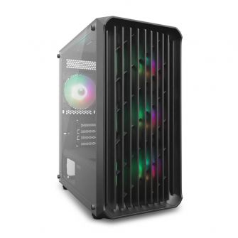 Caixa Micro-ATX Zolyd Vyntrix ARGB Preta
