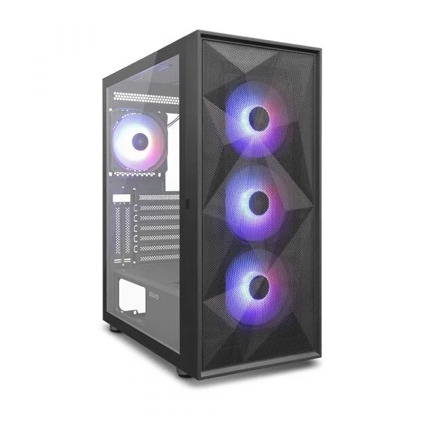Zolyd Caixa ATX Radion ARGB Preta - ZLDRADION