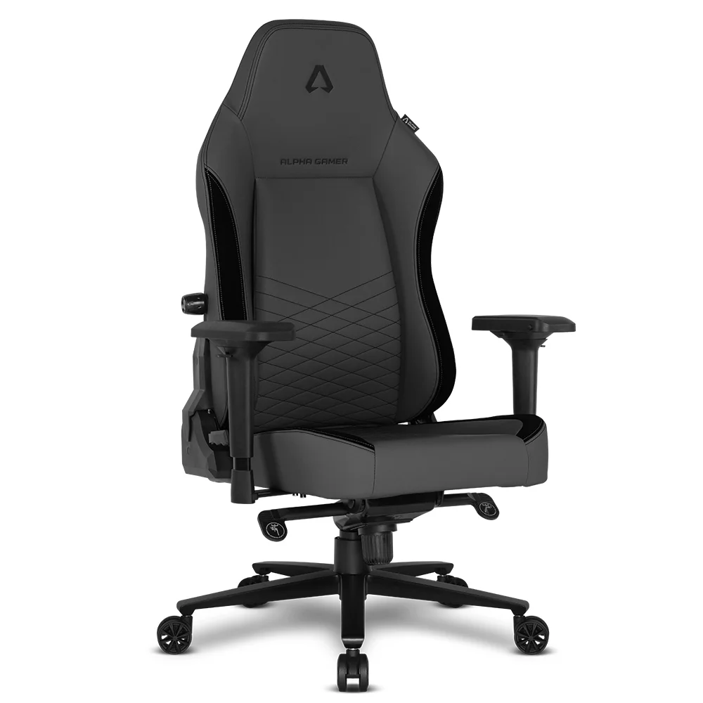 Cadeira Alpha Gamer Alegra PU Leather Black