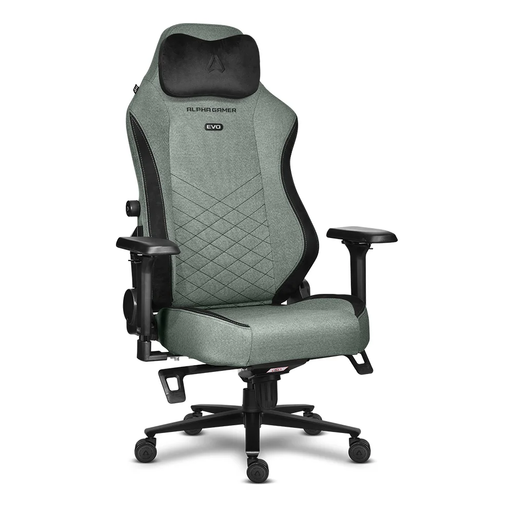 Cadeira gaming Alpha Gamer Alegra Evo Sage Green Fabric