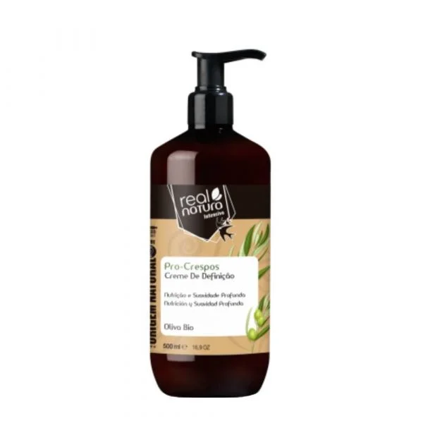 Real Natura Pro-Crespos Creme de Pentear Cabelos Cacheados 500ml