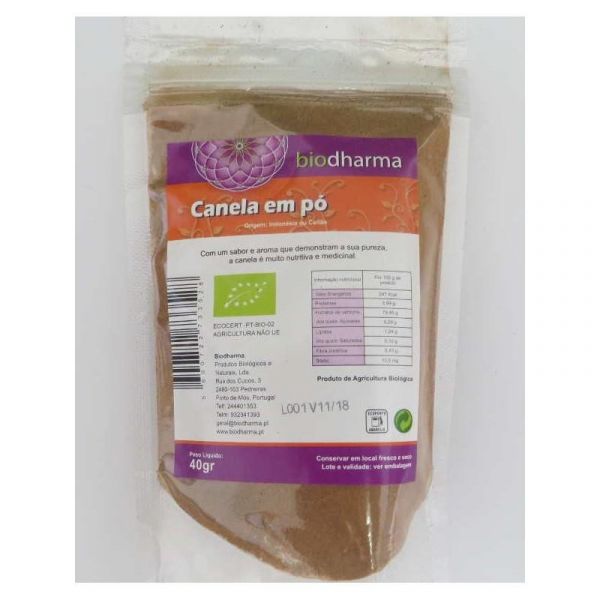 BioDharma Canela em Pó Bio 40g