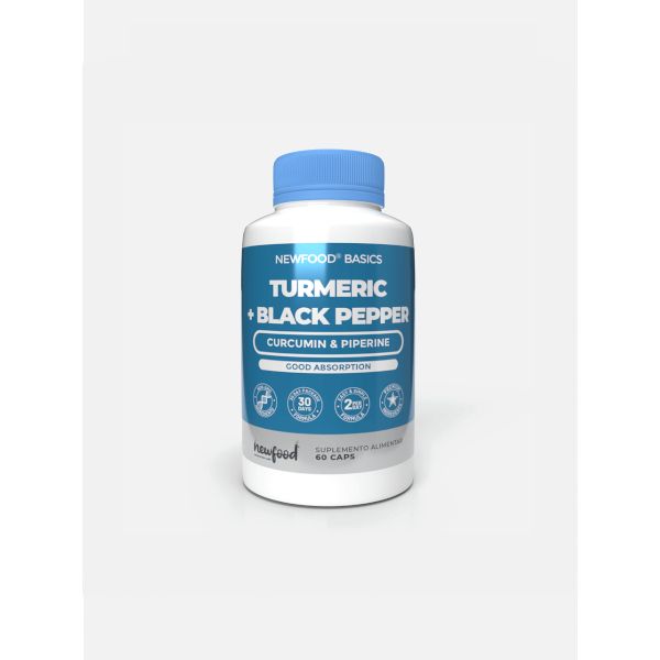 NewFood Innovation Labs Turmeric + Black Pepper 60 Cápsulas