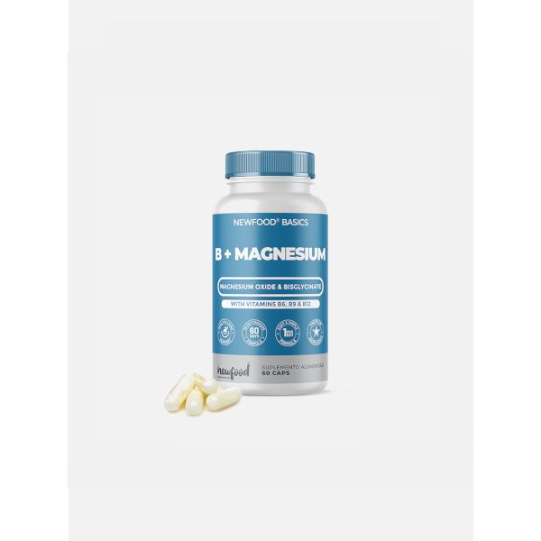 NewFood Innovation Labs B + Magnesium 60 Cápsulas