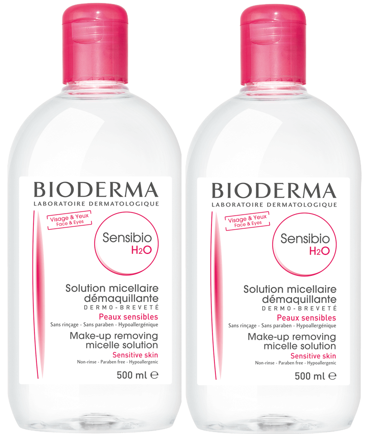 Bioderma Sensibio H2O Água Micelar PACK 2x500mL – Limpeza Suave