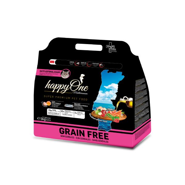 HappyOne Mediterraneum Sterilized Sardine Cat 3Kg