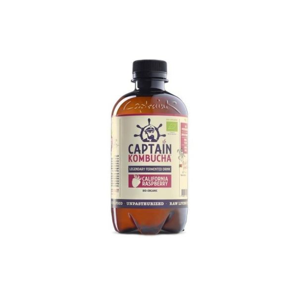 Captain Kombucha Bio Framboesa 400ml