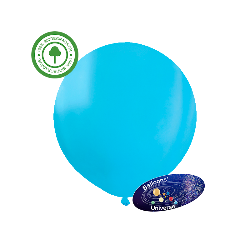 Balão Gigante 80cm Azul Claro