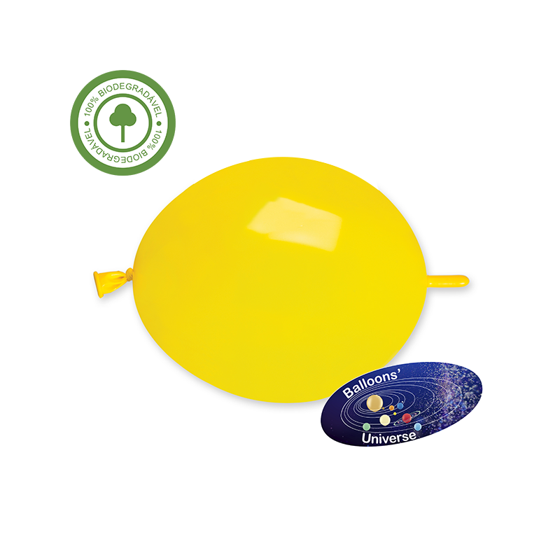 Balão LINK de 15cm Amarelo