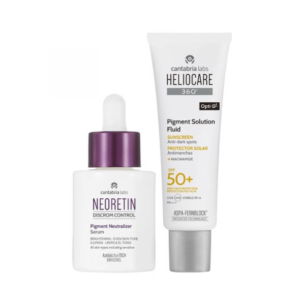 Neoretin Discrom Control Sérum 30ml + Heliocare 360º FPS50+ Fluido 50ml Coffret