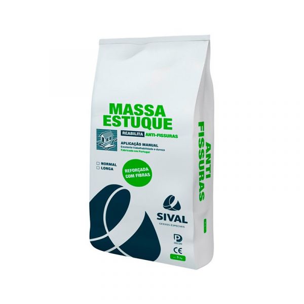 Sival Massa Estuque Antifissuras 5kg - 10010365
