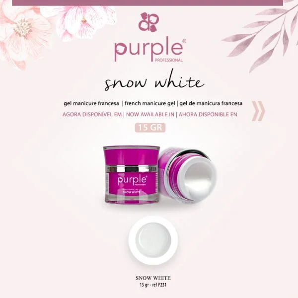 Purple Gel Construtor Snow White 15g