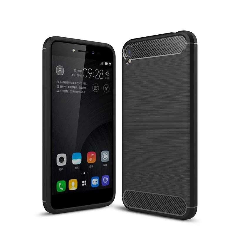 Capa Carbon Gel TPU Carbono Preto para Asus Zenfone Live ZB501KL - Multi4you®