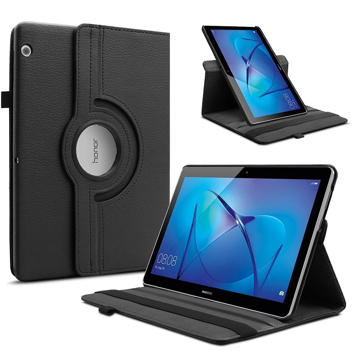 Capa Rotação 360 Tipo Livro Stand Case Rotating para Huawei MediaPad T3 10 - Multi4you®