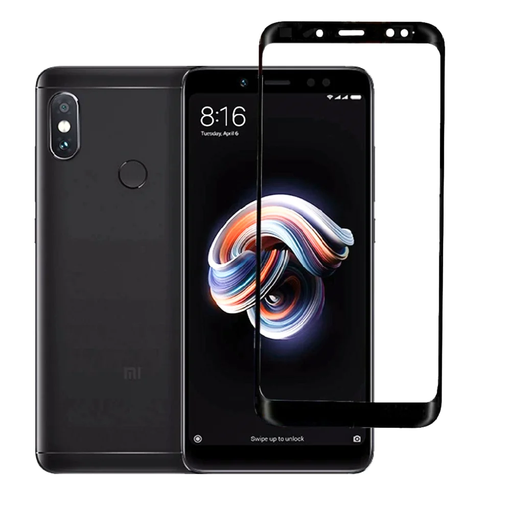 Pelicula Vidro Temperado Full Cover 3D Preto para Xiaomi Redmi Note 5 Pro - Multi4you®