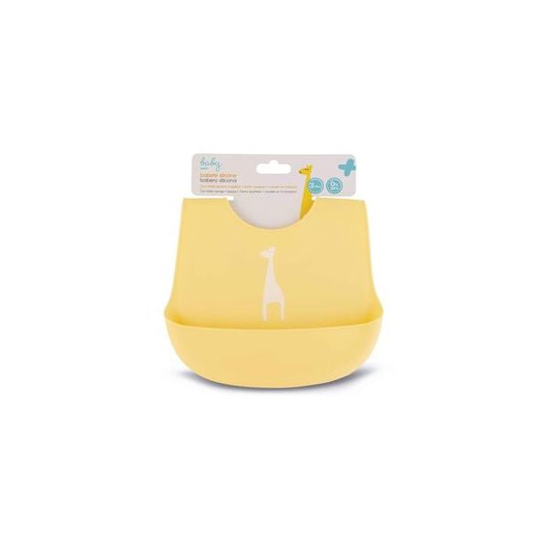 Saro Babete Silicone Amarelo
