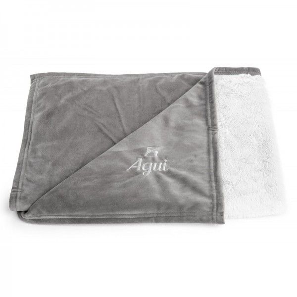 Agui Manta Velvet Blanket 120x80cm Cinza