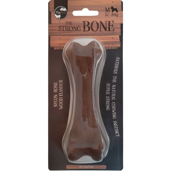 Playfield Brinquedo Cão Osso Strong Bone Bamboo Grande