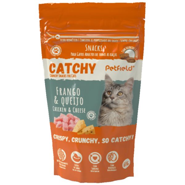 Petfield Catchy Frango e Queijo 60g