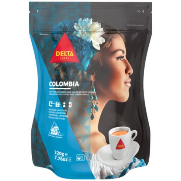 Delta Café Torrado Moído Colombia 220g
