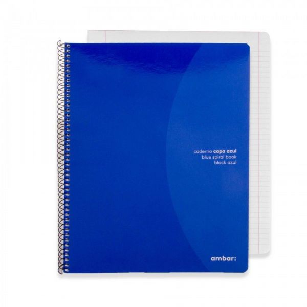 Ambar Caderno A4 Pautado 80 Fls Azul 1 Un.