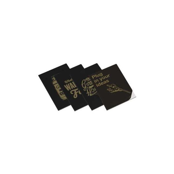 Ambar Caderno Agrafado Clever Gold A4 Quadriculado 90g 40Fl (17307790214)