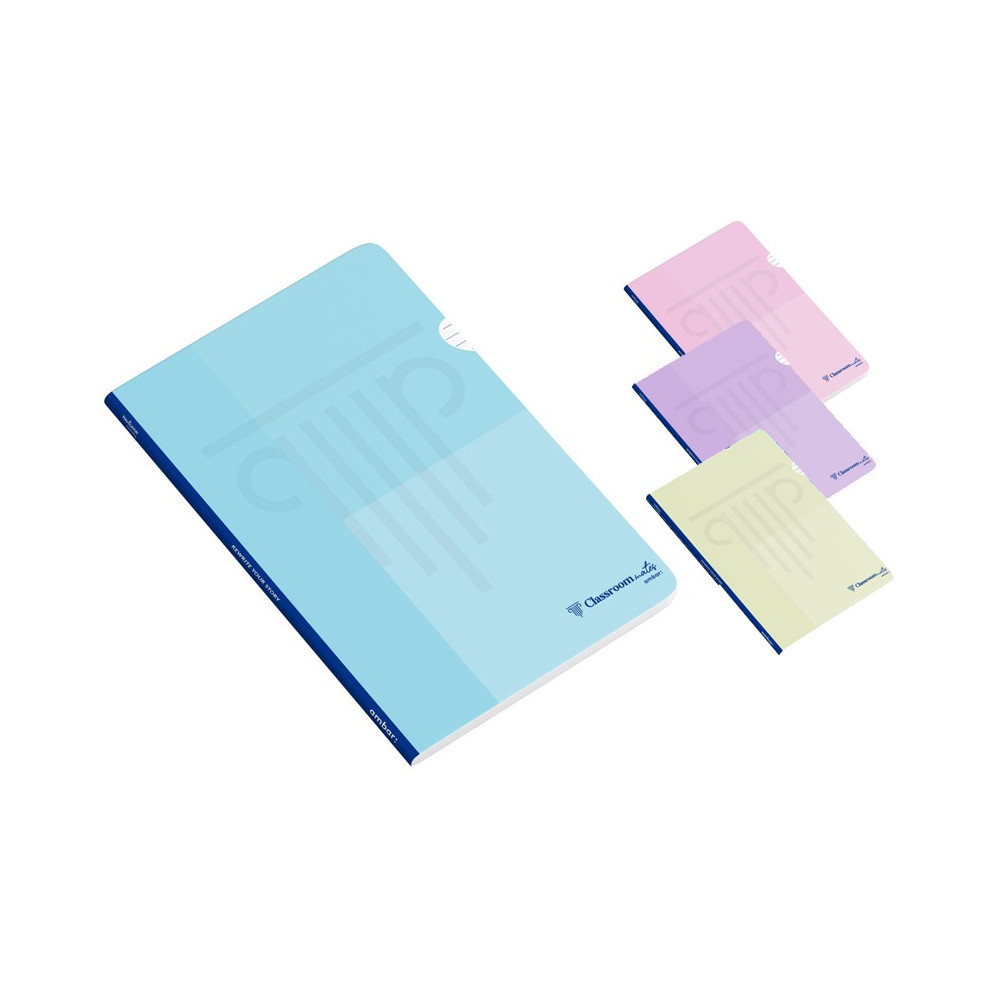 Caderno Agrafado A4 Pautado PP Ambar Sortido Pastel 48fl 1un