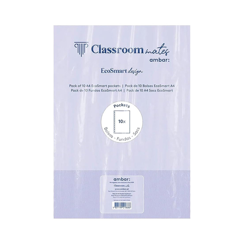 Bolsa (micas) P/caderno Inteligente A4 Ambar Ecosmart 10un
