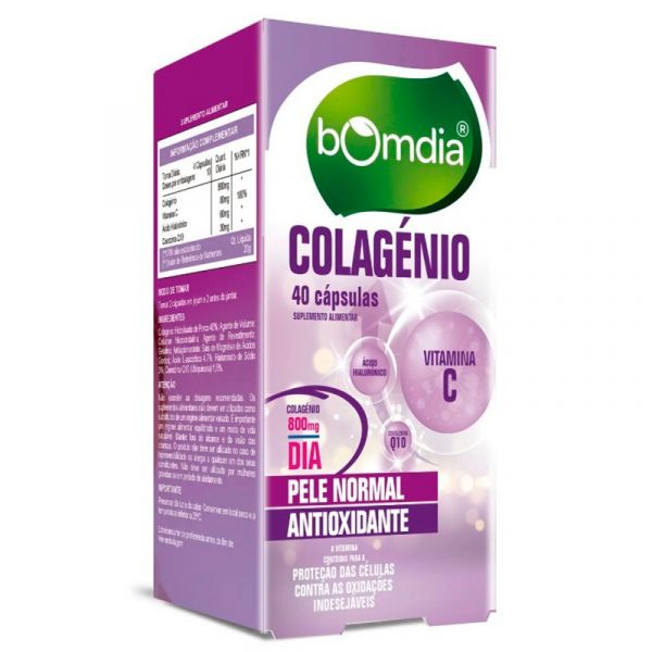 Fharmonat Bom Dia Colágeno 40 Cápsulas 800mg/dia