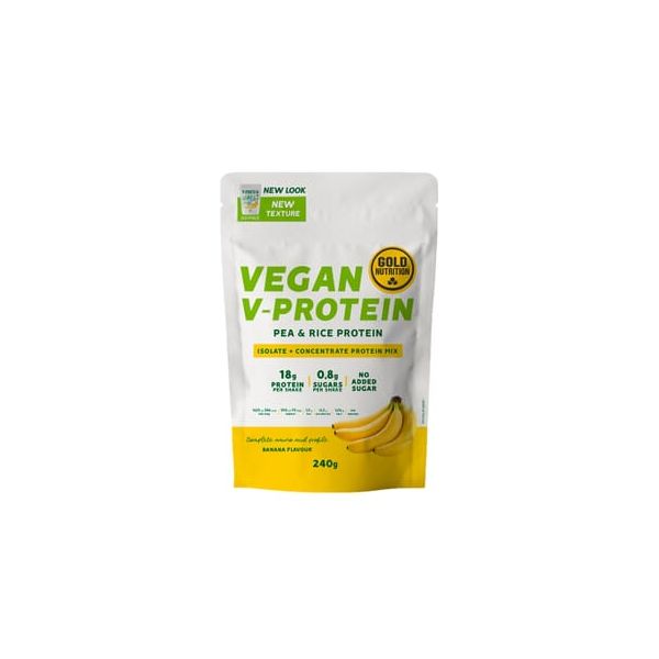Gold Nutrition V-protein 240g Banana