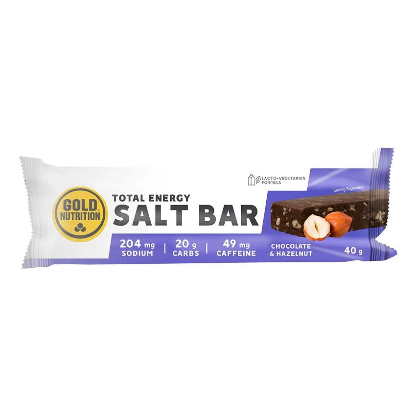 Total Energy Salt Bar Chocolate e Amendoim - 40g - Gold Nutrition