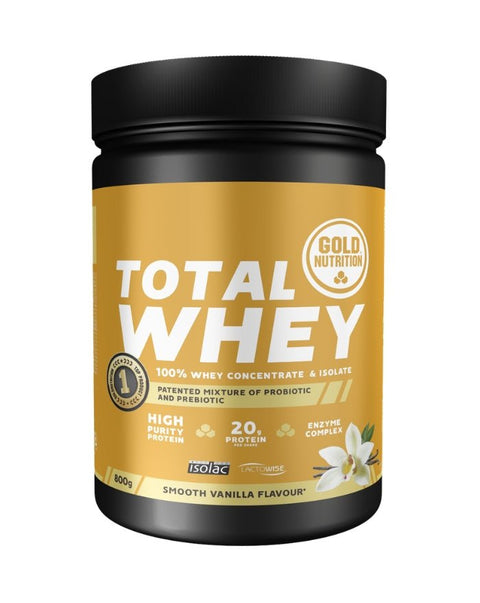 Total Whey Baunilha 800g - Gold Nutrition