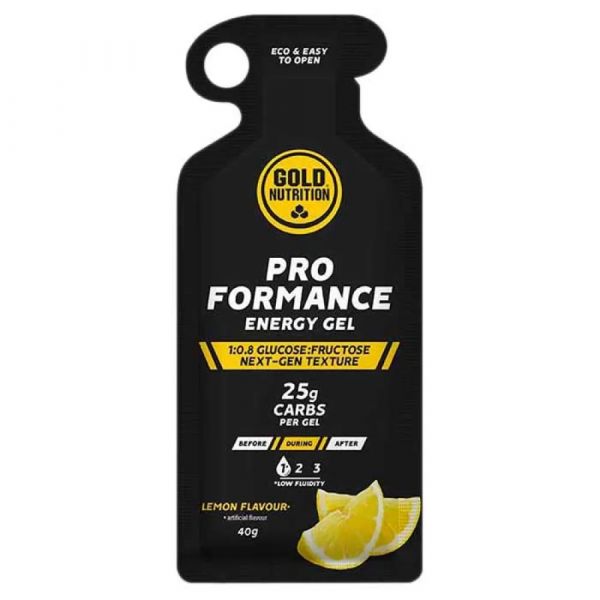 Gold Nutrition ProFormance Energy Gel Limão 40g