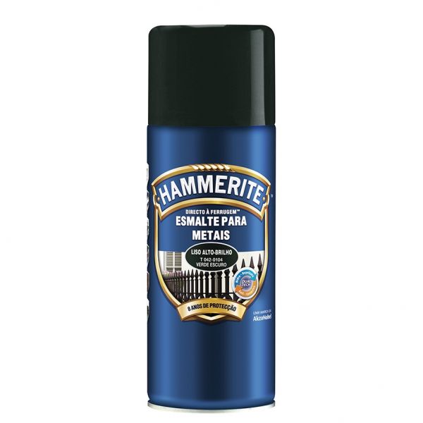 Robbialac Spray Esmalte Antioxidante Liso Britrante 400ml Verde