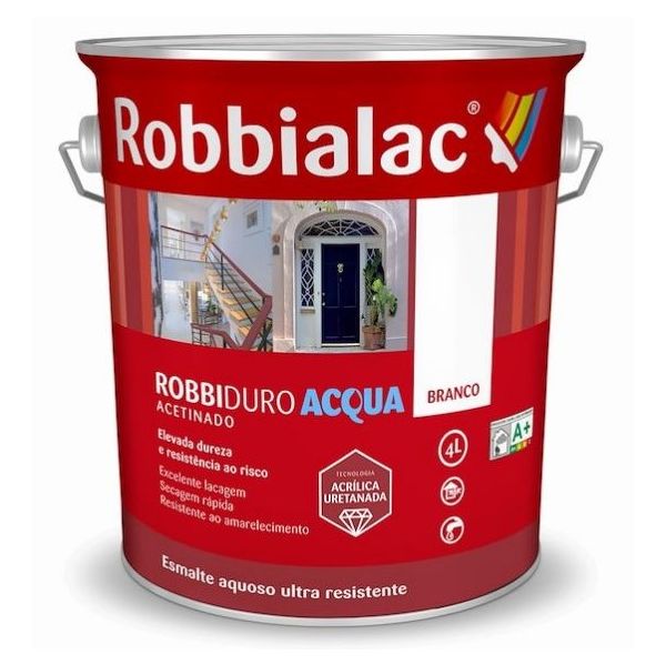 Robbialac Robbiduro Acqua Acetinado Branco 15L