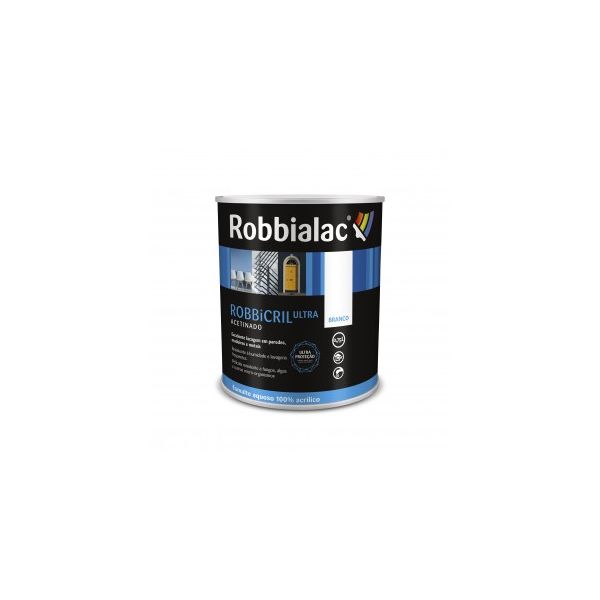 Robbialac Robbicril Ultra Acetinado 4L Branco