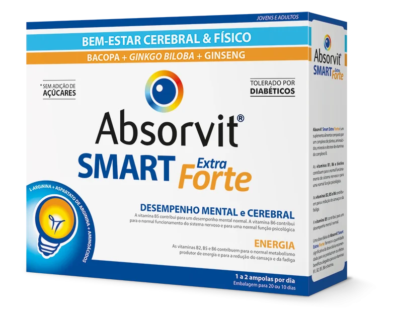 Absorvit Smart Extra Forte 20 Ampolas
