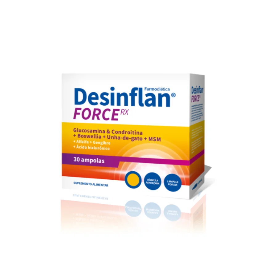 Desinflan Force Rx | 30 Ampolas – Farmodiética