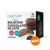 EASYSLIM BOLACHAS COBERTURA CHOCOLATE LEITE 4 UNIDADES | WOWFARMA