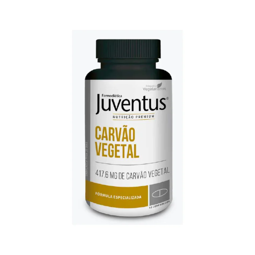 Juventus Carvão Vegetal | 90 Comprimidos – Farmodiética