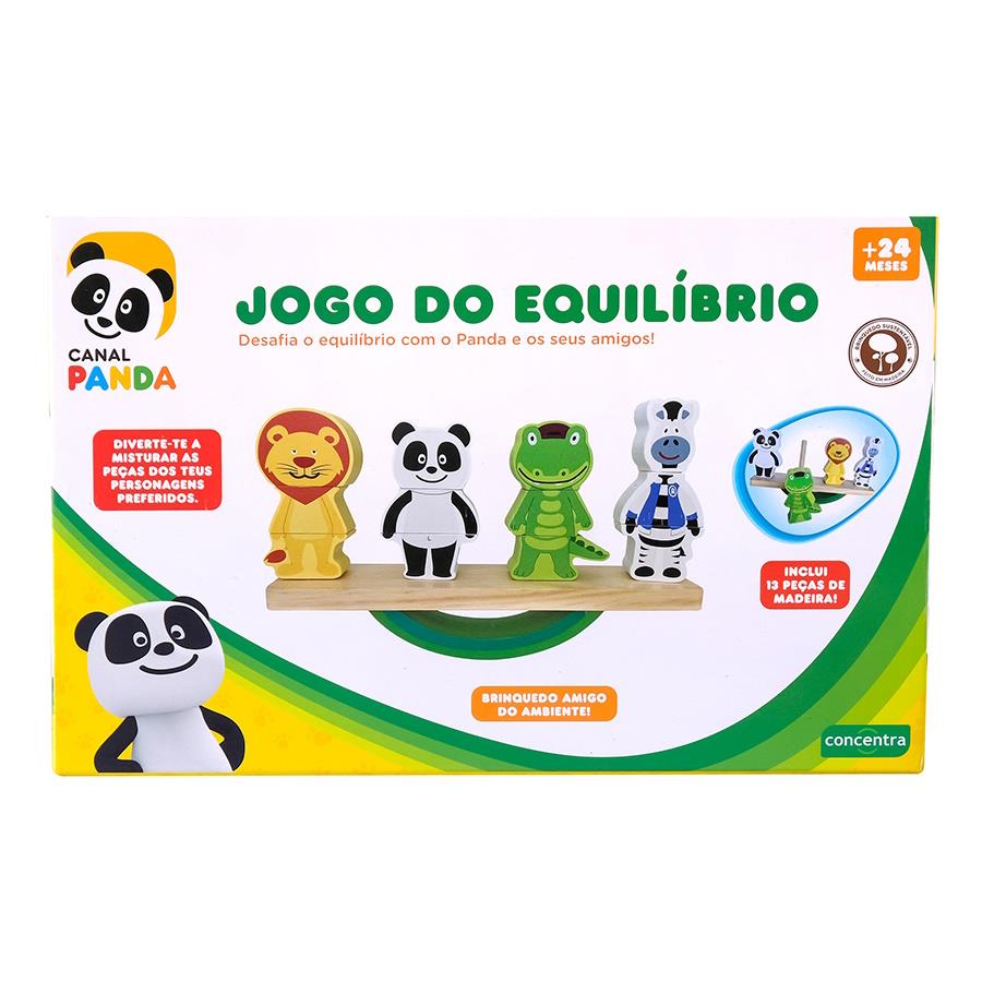 JOGO EQUILÍBRIO MADEIRA PANDA