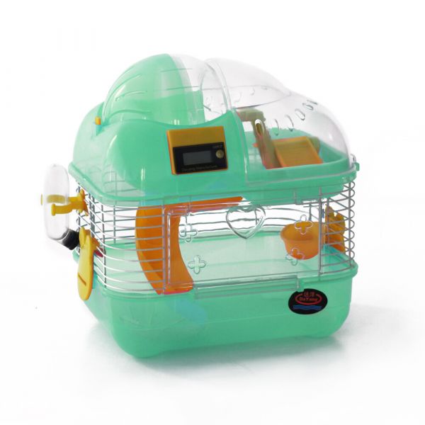 Gaiola para Hamster Med. C/ Ginasio E Contador Digital Voltas