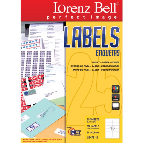 Lorenz Bell Etiquetas 4781 97x42.3mm