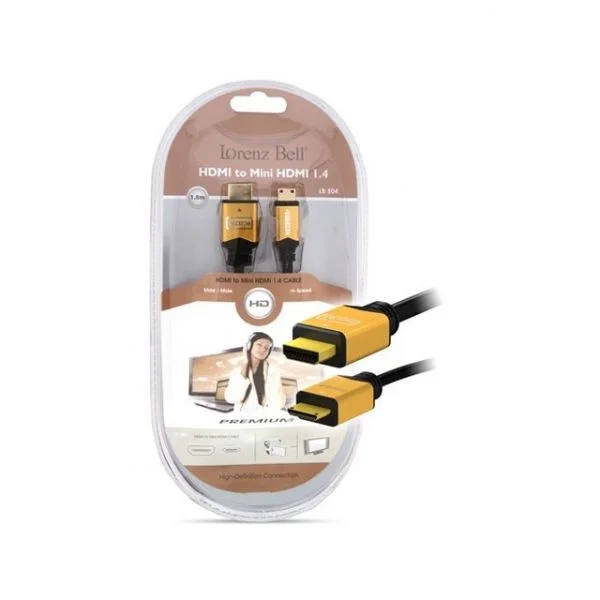 Lorenz Bell Cabo L Hdmi Para Mini Hdmi de 1.8 M