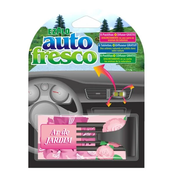Autofresco Ezalo Ar de Jardim 1 Difusor + 6 Pastilhas