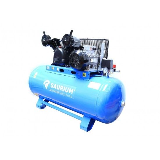 Compressor de Ar, Correia, 270L, 5.5hp, 10Bar, Trifásico refª 37167 SAURIUM