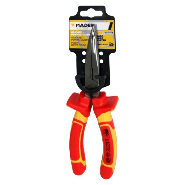 Mader Alicate Pontas Curvas, Isolado, Crv, 200mm - 61268